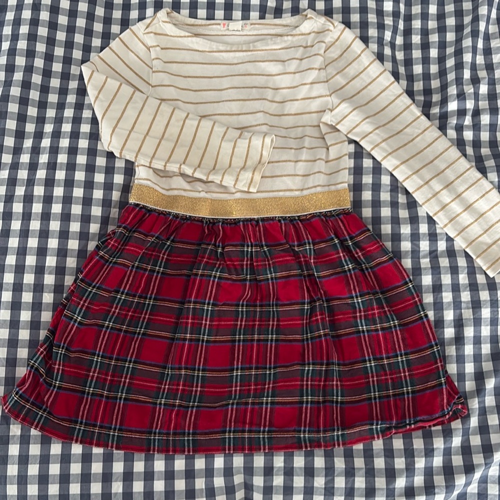 Crewcuts festive holiday dress- size 5